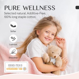 Twin Fitted Sheet Only, 100% Long Staple Cotton Fitted Sheet Twin Size with 800 Thread Count Sateen Weave, Deep Pocket Twin Fitted Sheet, Ultra Soft, Smooth & Lustrous Fitted Sheets White(1 Piece)