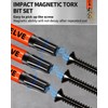 DYRECELVE Impact Torx Bit Set T15 T20 T25 T30 T40,