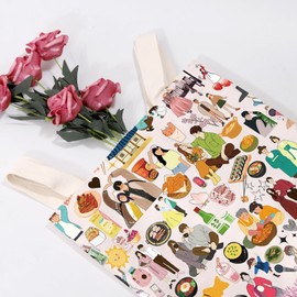 MEIKIUP K-drama Lover Gift K-drama Mama Shopping Bag Korean Music Fans Gift K-Drama Addict Tote Bag for Fans (K-drama tb)