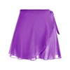Women's Ballet Wrap Skirt Chiffon Dance Wrap Skirt with Adjustable