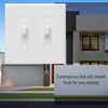 TayMac 2672W 2-Gang MASQUE Decorator Cover, Toggle, White