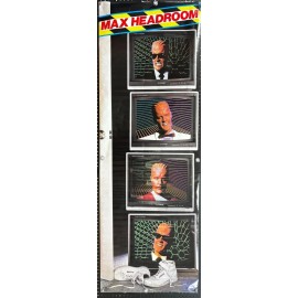 Max Headroom (1980s) Original Rolled Poster 26x76
