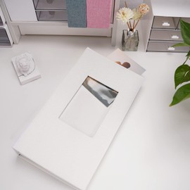 Vienrose Linen Photo Album 420 Pockets for 4x6 Photos Fabric Cover Photo Books Slip-in Picture Albums for Wedding Baby Vacation