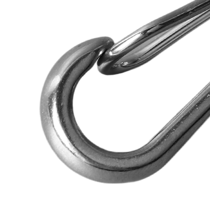 6pcs Webbing Belt Spring Hooks 316 Stainless Steel Universal D