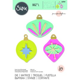 Sizzix Bigz L Die Quirky Baubles by Jennifer Ogborn | 665964 | Chapter 3 2022, Multicolor, One Size