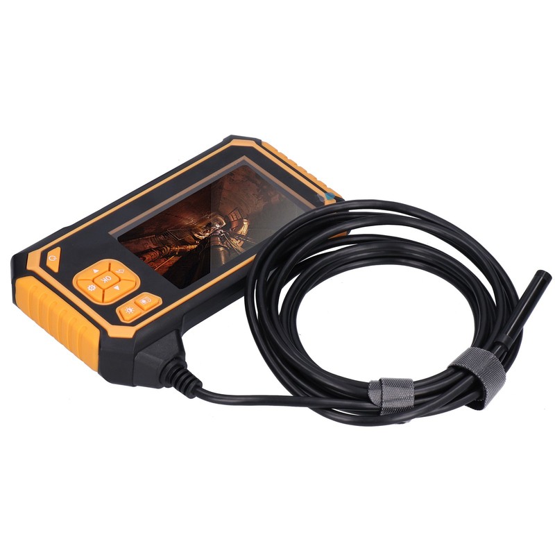 Industrial Endoscope Camera HD 1080P Waterproof Borescope Single Lens 4.3in