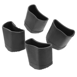 TOVINANNALadder Non Slip Feet Mat, 4 Pcs Ladder Feet Covers Rubber Steep Ladder Foot Pad Telescoping Ladder Cap Feet Foot Pads Cover Security Bumper Replacement Kit for Ladder Accessories