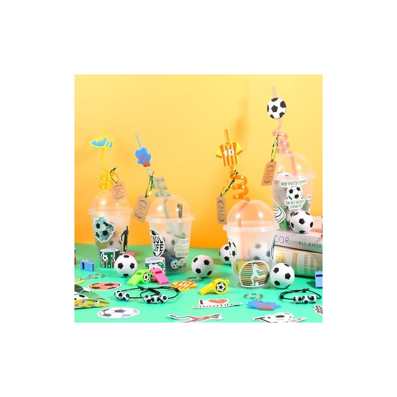 158 Pcs Soccer Party Favors Set for Birthday Celebrations