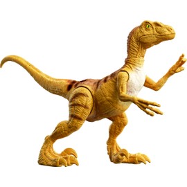 Jurassic World Strike Attack Dinosaur Toy with Single Strike Action, Movable Joints, Action Figure Gift with Physical & Digital Play