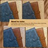 Vienrose 13"x11" Scrapbook Album Gift Set Faux Leather DarkBrown 60