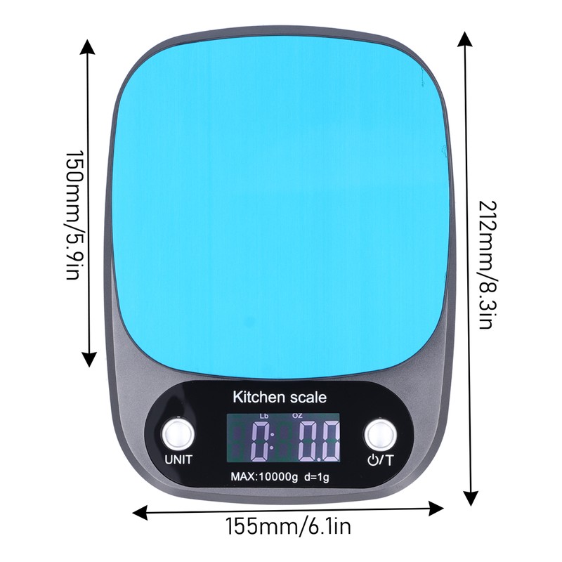 Electronic Kitchen Scale 10KG Fruit Nutrition Household Coffee Scale with