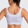 Syrokan Ladies’ Sports Bra, Strong Support, With Zip, Without Underwire