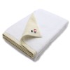 Imabari 59643 Bath Towel, Smooth, Reversible, White/Beige
