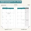 BEZEND Taschenkalender 2026 Klein A7 12 x 8 cm -
