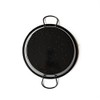 La Valenciana 10 cm Enameled Steel Paella Pan, Black