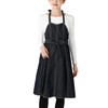 Francfranc Franc Dennier Full Apron Black Apron for Women Black