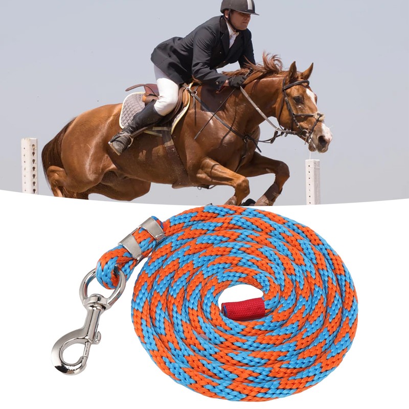 Nylon Horse Rope Multipurpose Thickened Livestock Lead Rope with Alloy