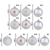 100 Pack Christmas Ball Ornaments (Silver)