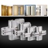 Fdit 180 Degree Hinges Invisible Door and Window Hinge Zinc