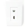 RiteAV - 1 Cat5e Ethernet and 1 HDMI Screwless Decorative