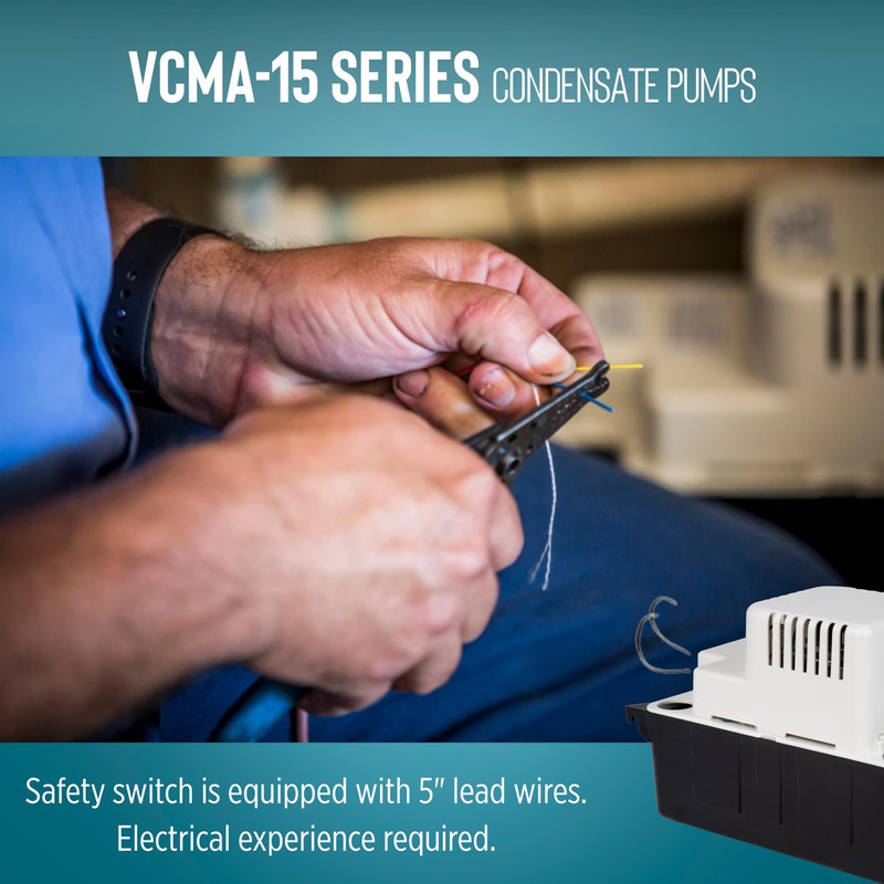 Little Giant VCMA-15ULS 115 Volt, 65 GPH, 1/50 HP Automatic
