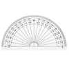 2 Pcs Plastic Protractor Protractor 180 Degrees, 4 Inch and