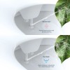Hibbent Bidet Fresh Water Dual Spray Kit Non Electric Toilet