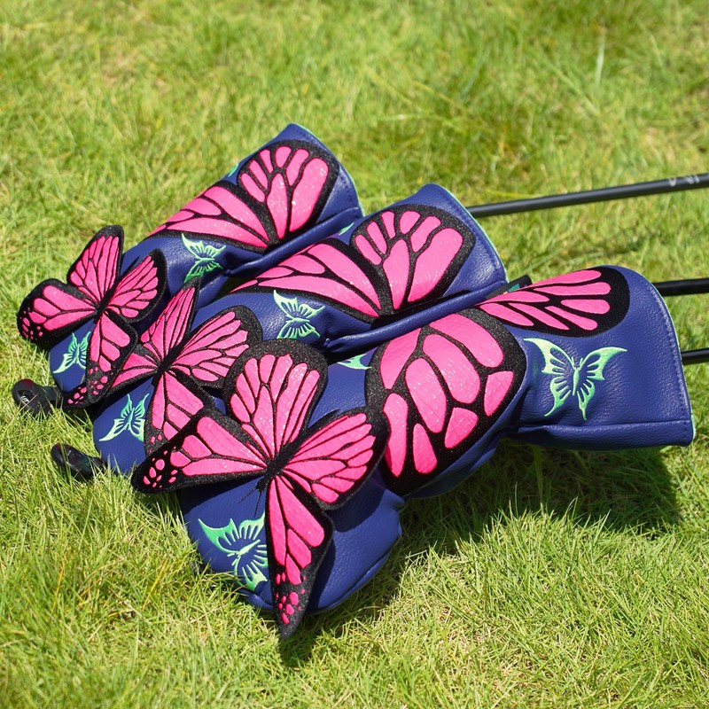 mytag Butterfly Patch Golf Club Covers, Golf Head Covers for