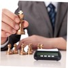 KOMBIUDA 1pc Chess Clock Timer Chess Timer Black Abs