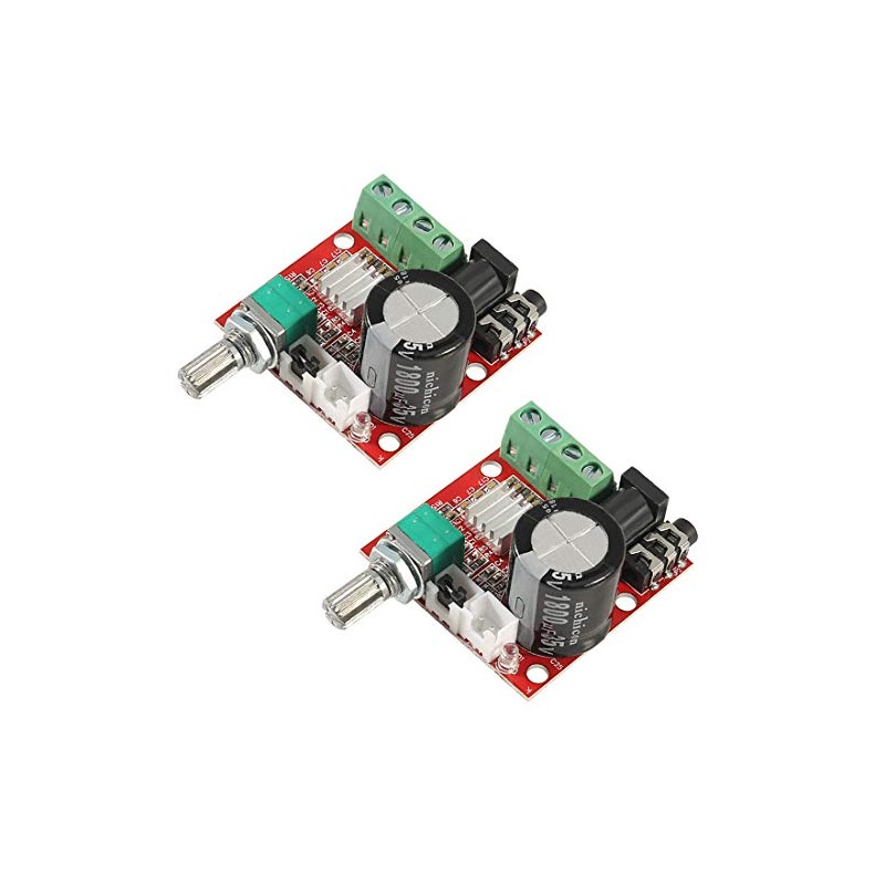Hailege PAM8610 Mini Stereo Amp Audio Amplifier Board Digital Portable