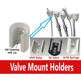 Medici Professional Dental Mount Holders HVE Valve / SE Valve / Air Water Syringe Mount - HVE VALVE, Beige