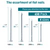 Nail for Hanging Pictures Assortment Kit - 650Pcs Small Nails,