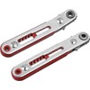 Bestgle 2pcs Mini Ratchet Wrench Set, 1/4" Drive Socket High