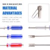 Glarks 4Pcs 11'' and 7'' Professional BNC and F Connector