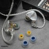 TANGZU Tang Sancai Wide Bore Eartips, Silicone in-Ear Monitor Ear