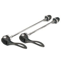 TIOGA Forged Quick Release Set of 2 Rear End Width 5.3 inches (135 mm), Black