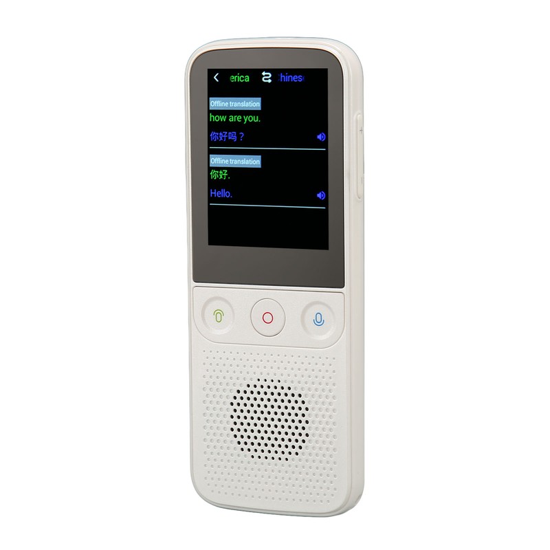 112 Languages Smart Voice Translator 2.4inch Touch Screen 1GB RAM