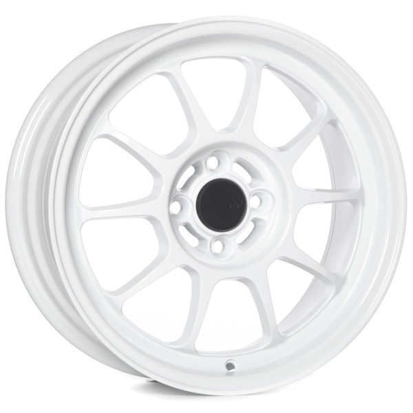 Circuit CSF9 16×7 Gloss White 4×100 [+35mm] Wheel Lightweight Spun Forged Construction compatible with Honda Civic EK EG, Acura Integra DC2, Mazda Miata, Toyota Yaris