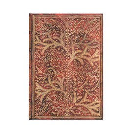 Paperblanks Wildwood Midi Horizontal 13 Month Calendar 2025 Elastic Band Closure