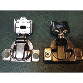 Grass 01864-15, 108 Degree TEC 864 Face Frame Hinge, 5/8" Overlays, Two Cam Heig
