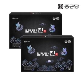 Chong Kun Dang Agarwood Pills, 60 Pills, 2 Boxes, Emperor Agarwood, Secret Deer Antler Pills, Red Ginseng, Indonesian Health Gift / 종근당 침향환 진 60환 2박스 황제 침향 단 비책 녹용 환 홍삼 인도네시아 건강 선물