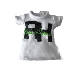 Rainbow High Doll Jade Hunter Series 1 White Logo Top TShirt Fashion Clothes