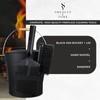 Smedley & York Black Ash Bucket with Lid, Complete Fireplace