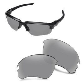 AOZAN ANSI Z87.1 Polarized Replacement Lenses For Oakley Flak Draft OO9364 Sunglasses - Gainsboro