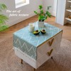TheoZemica Bedside Tablecloth for Nightstand Tassel Table Covers Scarf End