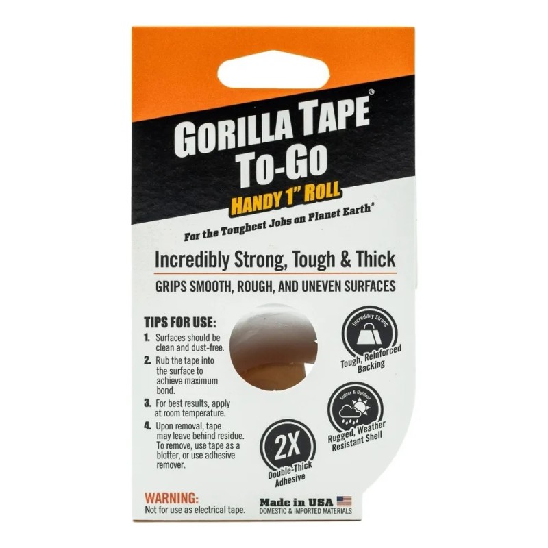 Gorilla Tape To Go Cinta Adhesiva 2.65 Cm X 9.14