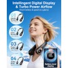 BNBZ Portable Neck Fan with LED Display and 360° Cooling