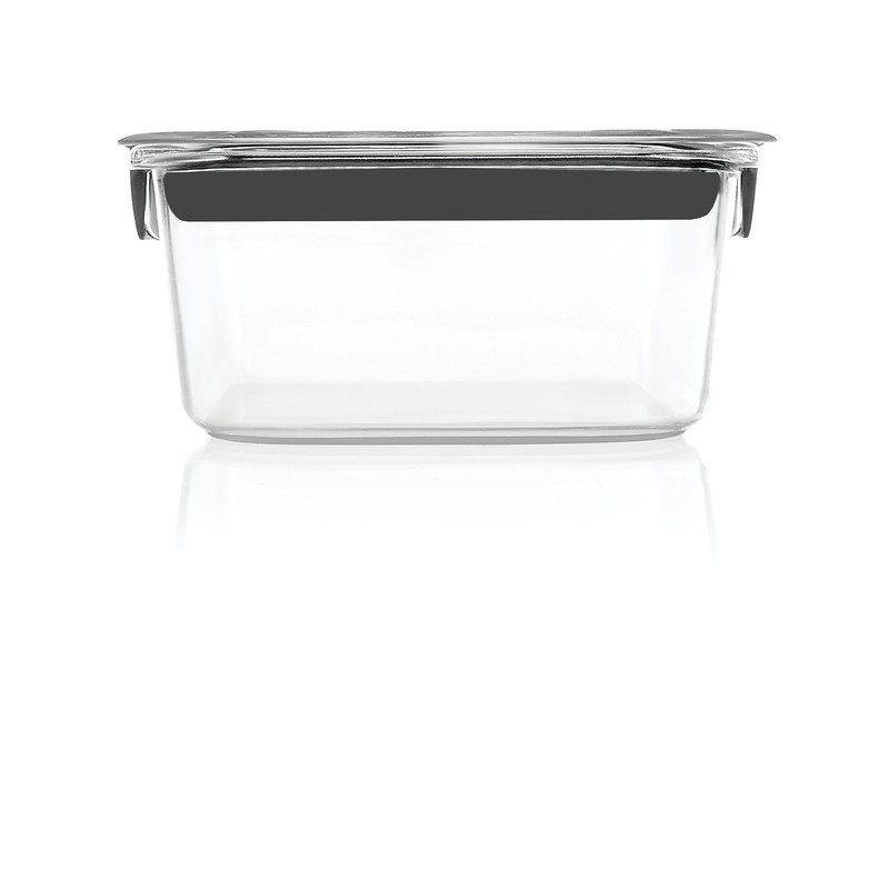 Rubbermaid Brilliance Food Storage Container, Medium, 3.2 Cup, Clear 1991156