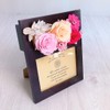 Takaoka Hanakin Preserved Flower Wood Box Photo Frame Luxury Preserved