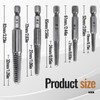 ertlutw 10pcs Screw Extractor Set, Easy Out Bolt Extractor Set